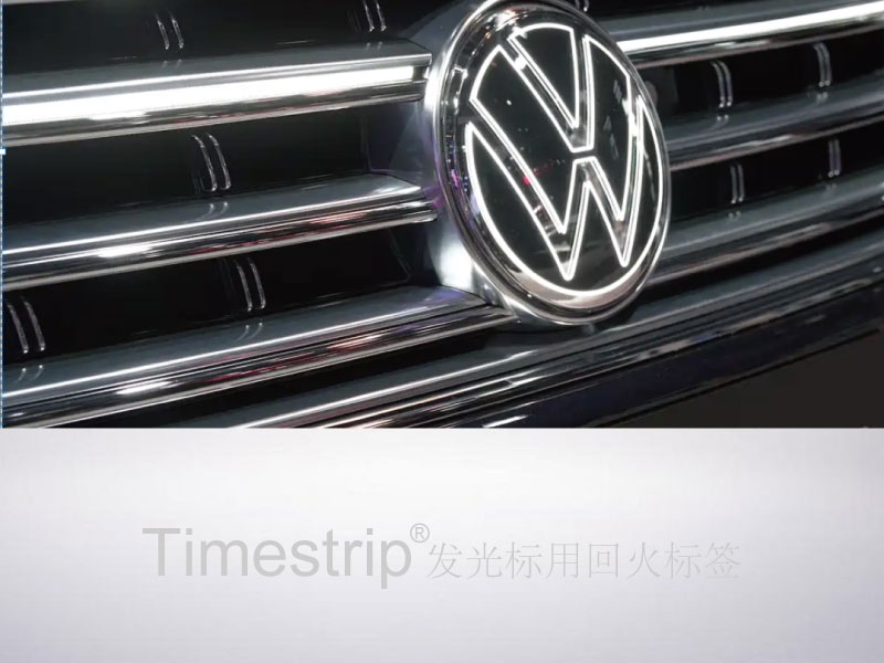 发光车标用回火标签
