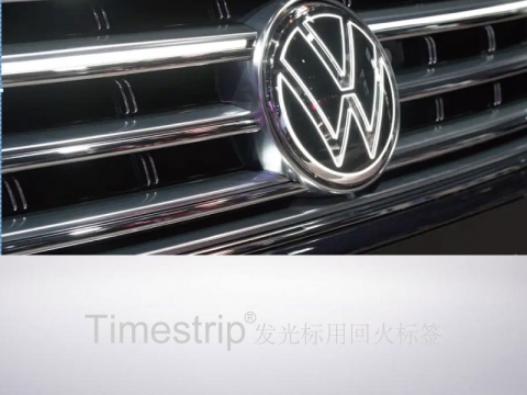 发光车标用回火标签